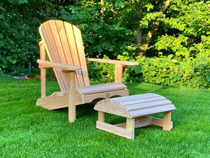 1 Classic Adirondack Chair mit Schemel
