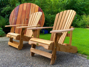 2 adjustable Adirondack comfort chairs