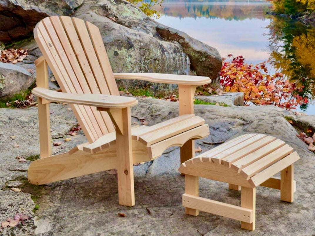 Ontaria Adirondack Chair mit Schemel