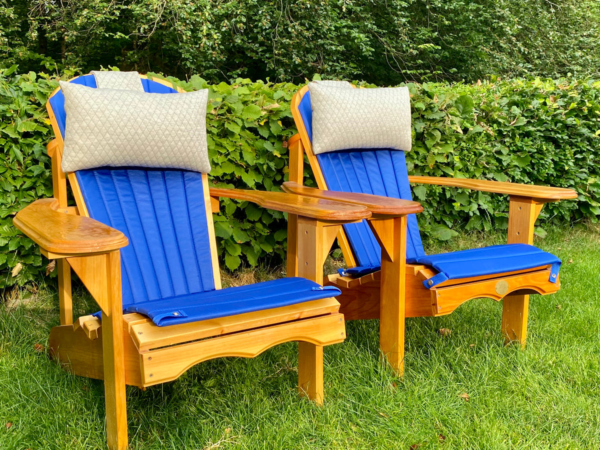 2 Classic Adirondacks Chairs with upholstery
