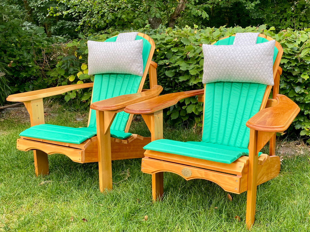 2 Classic Adirondacks Chairs with upholstery