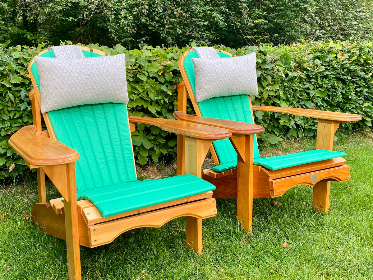2 Classic Adirondacks Chairs with upholstery