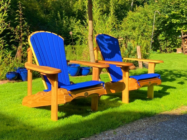 2 Classic Adirondacks Chairs mit Polster