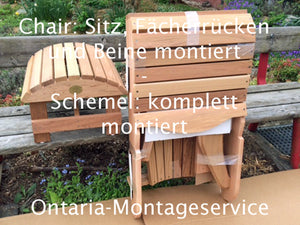 Adirondack Chair Assembly Service