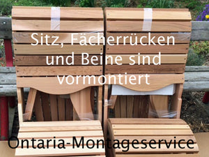 Montageservice 2 Original Bear Chairs
