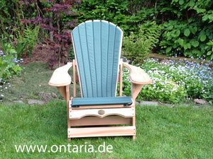 1 verstellbarer Adirondack-Comfort-Chair mit Polster