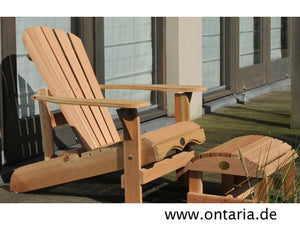 Ontaria Adirondack Chair mit Schemel