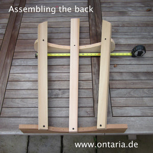 Preassembly of the backrest