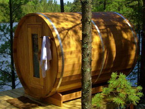 Package Deal 1: Barrel sauna - Ø 183 x L 183 cm