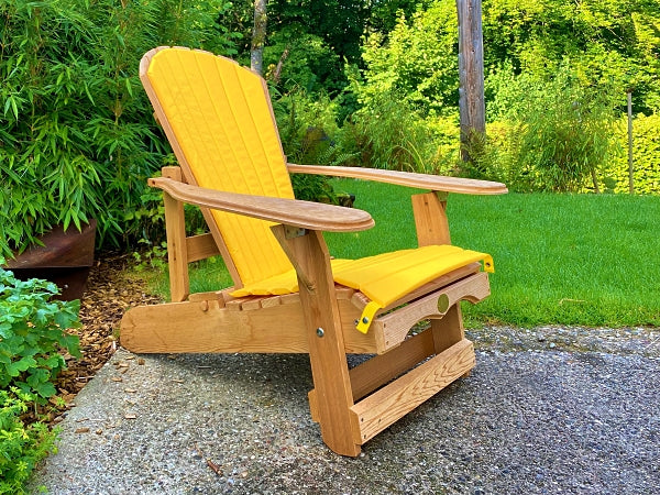 1 verstellbarer Adirondack-Comfort-Chair mit Polster